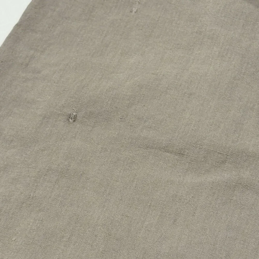 RH Restoration Hardware Stone Washed Cotton Linen King Duvet Cover Gray